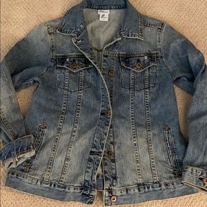Maternity jean jacket